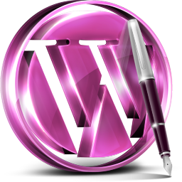 Magenta Wordpress Icon 256x256 png